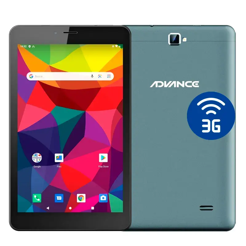  ADVANCE Intro SP7246 Tablet 8" IPS 1200x800 16GB 1GB RAM Android 9 Go 3G Dual SIM Bluetooth 