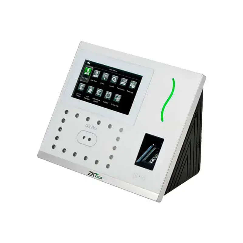  ZKTECO G3 PRO/ID terminal multi-biométrica facial huellas asistencia acceso 