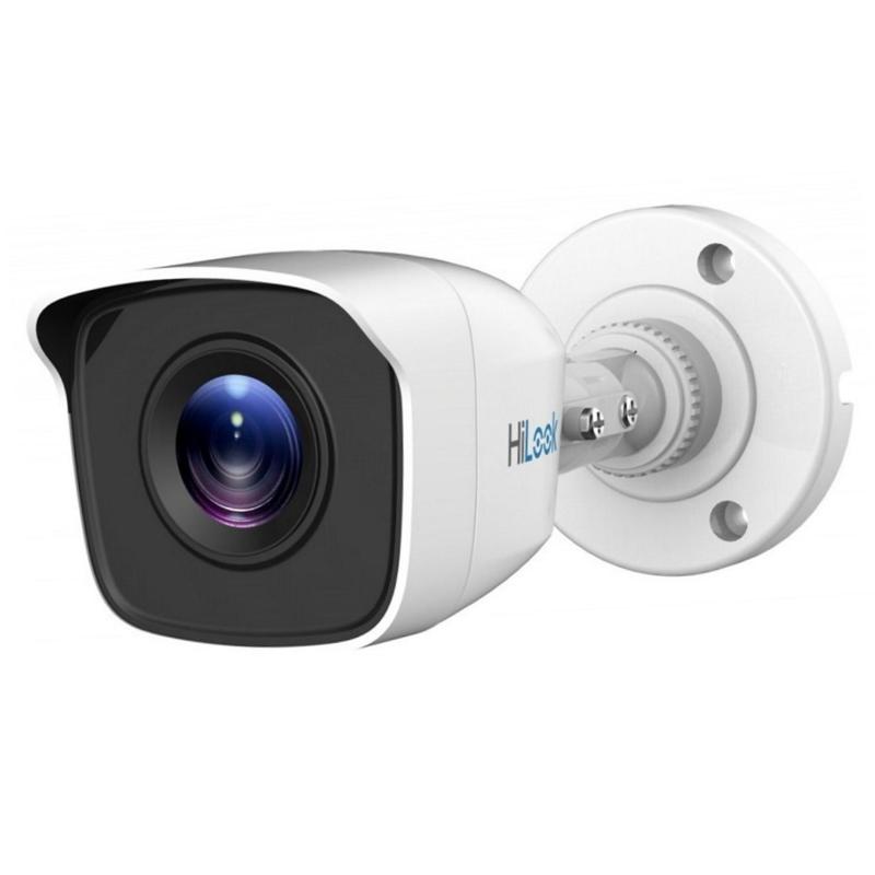  HILOOK THC-B120-PC Cámara Tubo Análoga 2MP 1080P HDTVI/AHD/CVI/CVBS Lente 2.8mm Micrófono IR 20m 12VDC IP67 