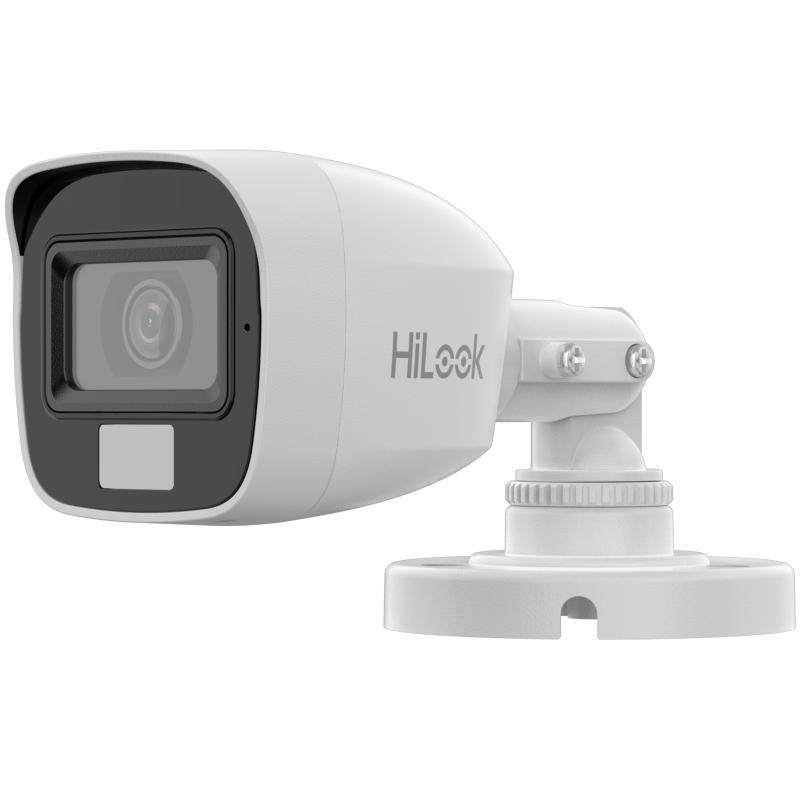  HILOOK THC-B157-LPS Mini Bala 3K 5MP Audio y Luz Dual Lente 2.8mm Luz Blanca + IR 