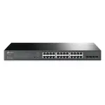  TP-LINK TL-SG2428P Switch inteligente JetStream Gigabit 24 puertos 10/100/1000Mbps PoE+ 802.3at 4 ranuras SFP 250W administrado 