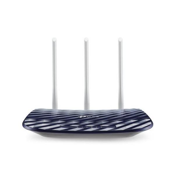  TP-LINK ARCHER C20 Router WiFi AC750 Dual Band 433Mbps 5GHz + 300Mbps 2.4GHz 3 Antenas 100Mbps Ports 