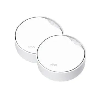  TP-LINK Deco X50-PoE 2-pack Sistema WiFi 6 mesh AX3000 dual band 2402Mbps 5GHz 574Mbps 2.4GHz PoE+ 802.3at cobertura 465m² 