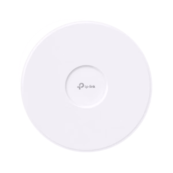  TP-LINK EAP773 Punto acceso WiFi 7 BE9300 montaje techo tri-band 5760Mbps 6GHz 2880Mbps 5GHz 574Mbps 2.4GHz puerto 10G Omada 