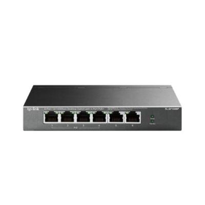  TP-LINK TL-SF1006P Switch No Gestionable 6 Puertos 10/100Mbps 4 Puertos PoE 60W Desktop 