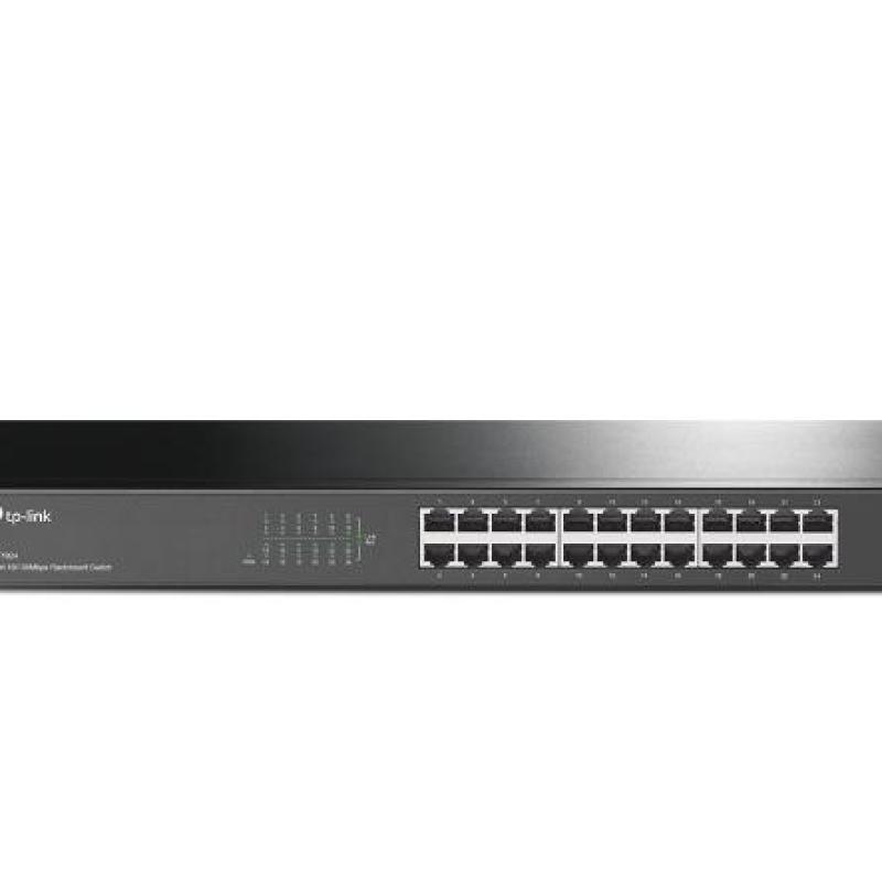  TP-LINK TL-SF1024 Switch No Gestionable 24 Puertos 10/100Mbps Rackmount Case Metálico 