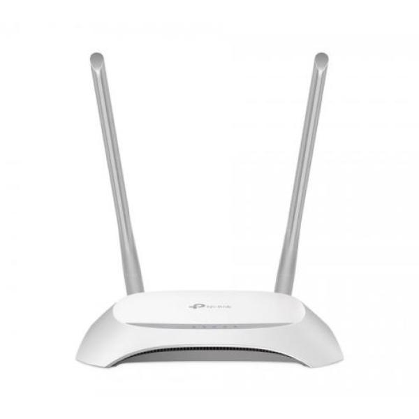  TP-LINK TL-WR840N Router N300 300Mbps 2.4GHz 2 Antenas Fijas 5dBi 100Mbps Ports 