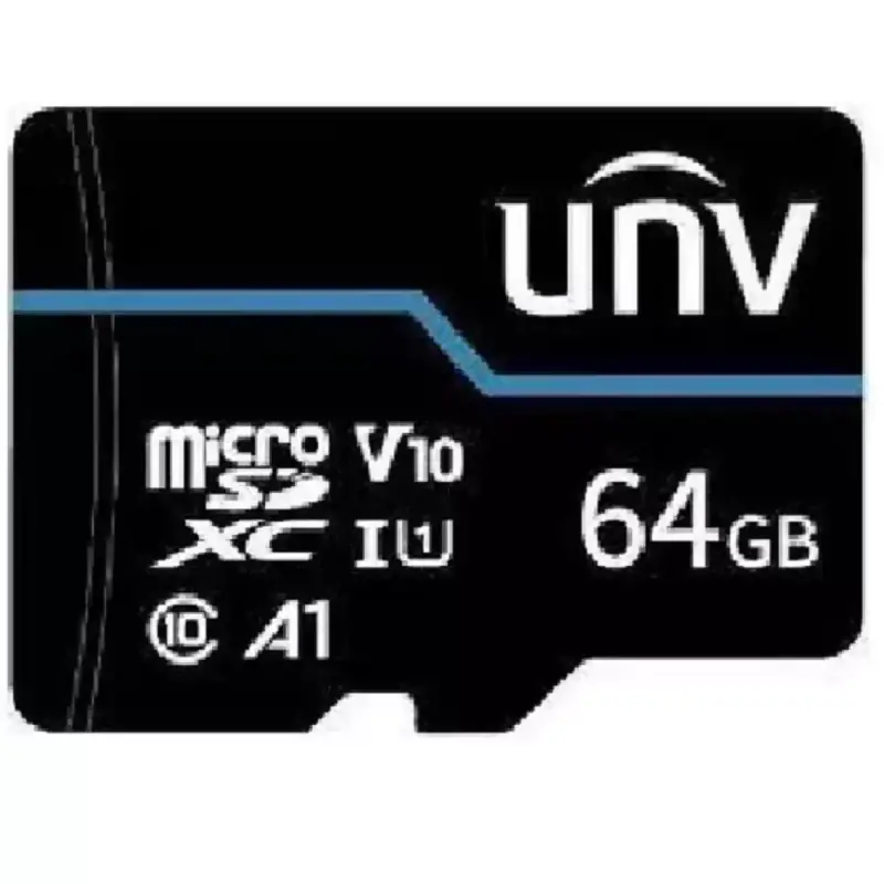  UNIVIEW TF-64G-T-L-IN Tarjeta microSD 64GB U1 para videovigilancia 