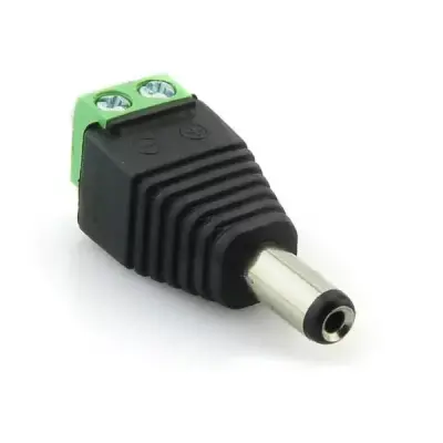  GENERICO VM-DCMC Adaptador Macho DC Plástico Conector Alimentación 