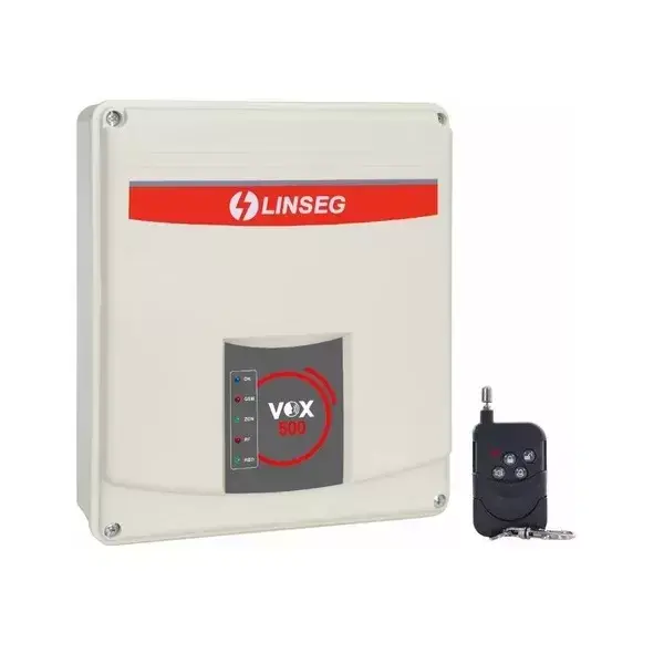  LINSEG VOX500 Panel de alarma comunitaria VOX 500 acepta 500 usuarios reporta por SMS a 10 usuarios con módulo de voz 