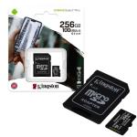  KINGSTON SDCS2/256GB microSDXC Canvas Select Plus 256GB + adaptador 