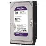  WESTERN DIGITAL WD PURPLE Disco Duro Vigilancia 2TB 3.5" SATA 6Gb/s 5400RPM 256MB Cache CMR AllFrame 180TB/año 24/7 
