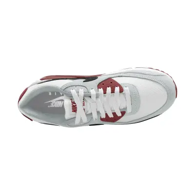  NIKE Air Max 90 White/Black/Dark Team Red/Pure Platinum 