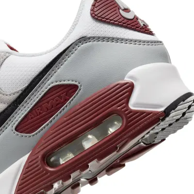  NIKE Air Max 90 White/Black/Dark Team Red/Pure Platinum 