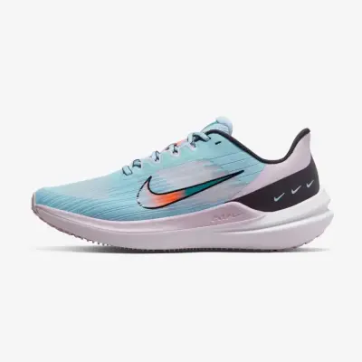  NIKE Air Winflo 9 zapatillas dama morado mesh Flywire suela goma 