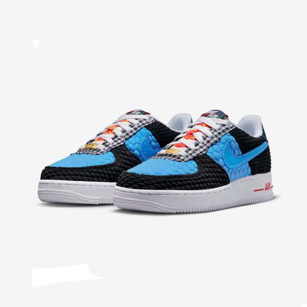  NIKE Air Force 1 Low GS Multi-Material zapatillas juvenil multi-material cuero sintético goma 