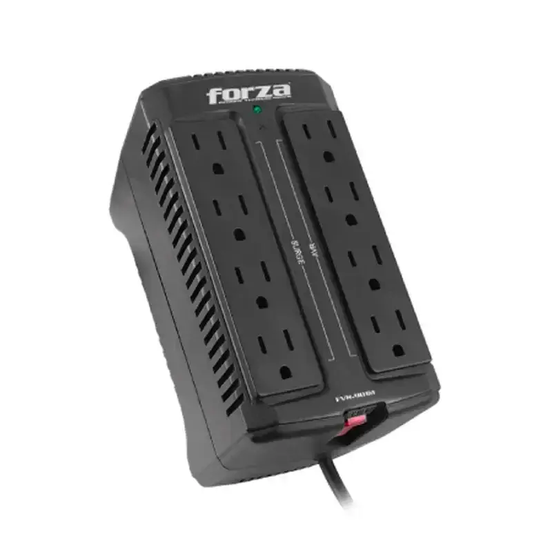  FORZA FVR-902 Estabilizador regulador voltaje automático 900VA 8 tomas universales 110-240V 