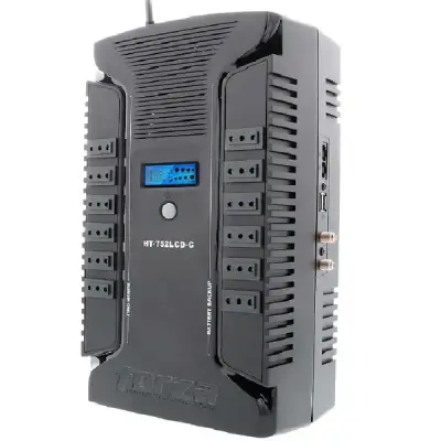  FORZA HT-752LCD UPS interactiva 750VA/450W 10 IRAM coaxial USB sobremesa 220V LCD 