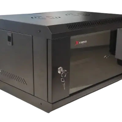  STV AEL-TT-4U Gabinete metálico pared rack 4U compacto 400x300mm montaje mural 