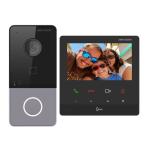  HIKVISION DS-KIS606-P Kit video portero IP 2MP 2 unidades interiores 1 unidad exterior PoE 2MP IP65 