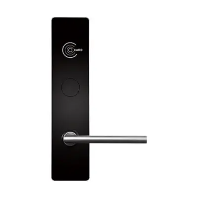  ZKTECO LH6800/L cerradura hotelera Mifare 13.56MHz mortise americano 5 pestillos lado izquierdo zinc 