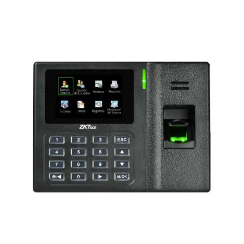  ZKTECO LX14 Control de Asistencia Biométrico Huella Digital Pantalla TFT 2.8" 500 Usuarios USB 