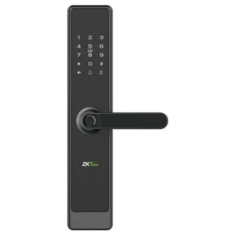  ZKTECO TL700W cerradura inteligente Wi‑Fi huella digital código tarjeta IC Mifare 4xAA batería mortise 6068 