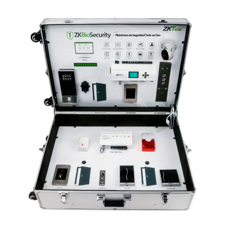  ZKTECO ZKBIOSEC-DEMOKITB kit demostrativo control acceso biométrico 