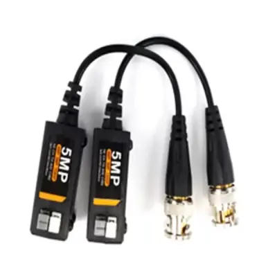  ZKTECO CF500 Balun Video 4 en 1 hasta 5MP Transceptor Pasivo 