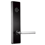  ZKTECO LH6800/R cerradura hotelera Mifare 13.56MHz mortise americano 5 pestillos lado derecho zinc 