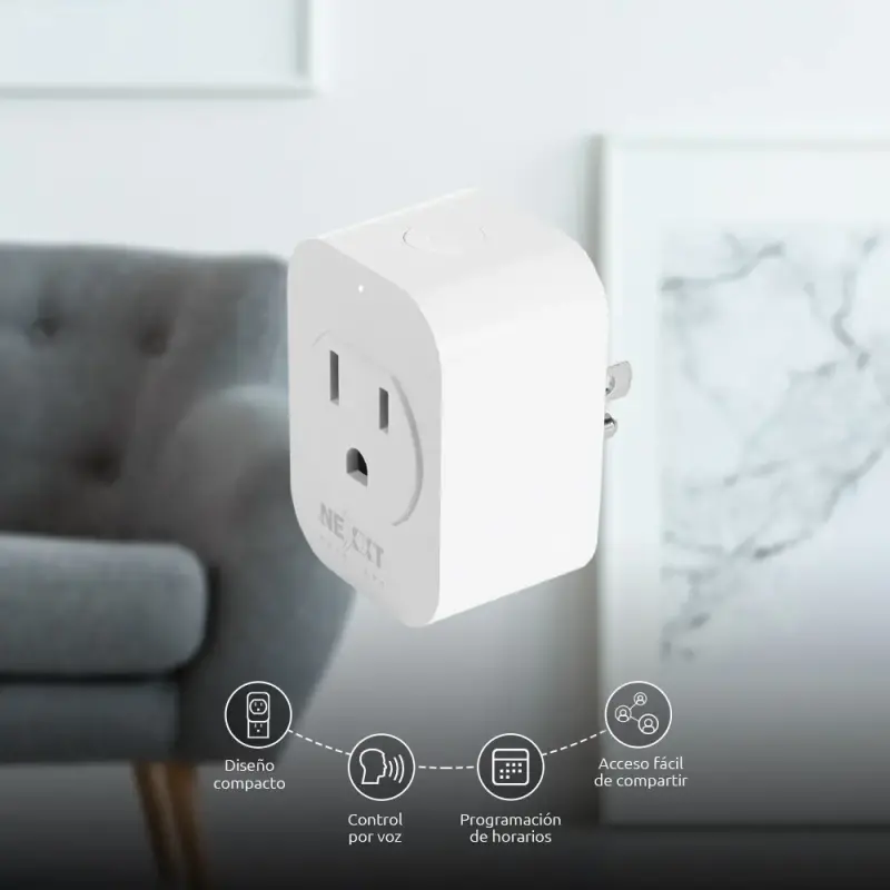  NEXXT AHIWPSO4U1 Enchufe inteligente Wi-Fi 110V 