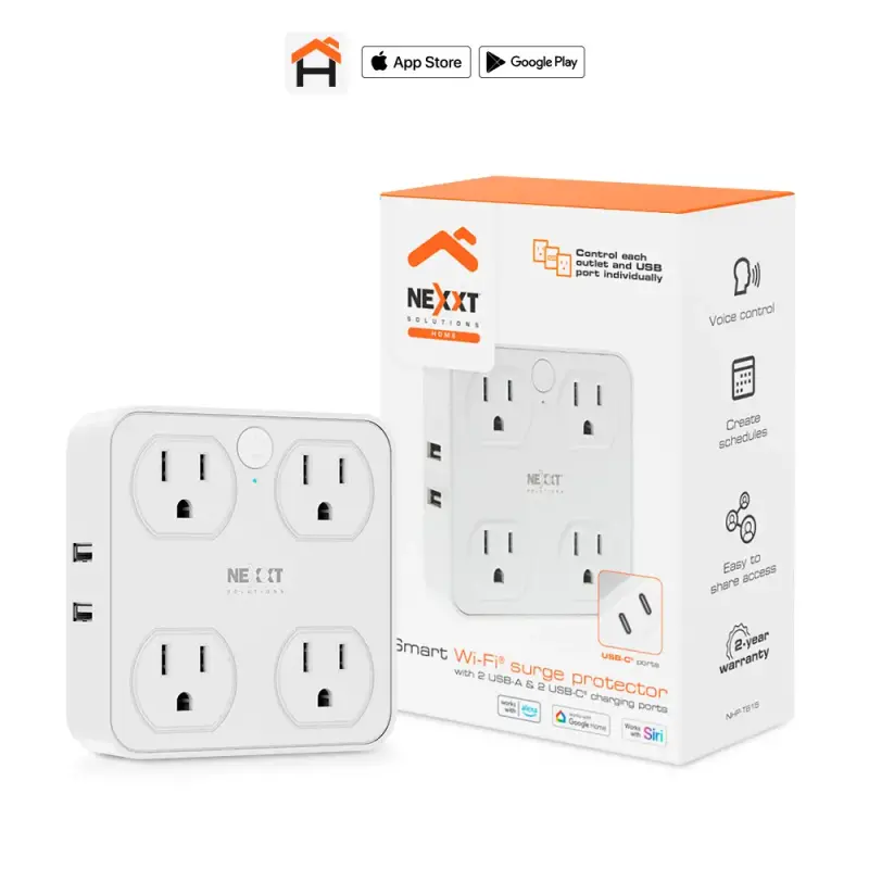 NEXXT NHP-T615 Protector de sobretensión inteligente Wi-Fi 