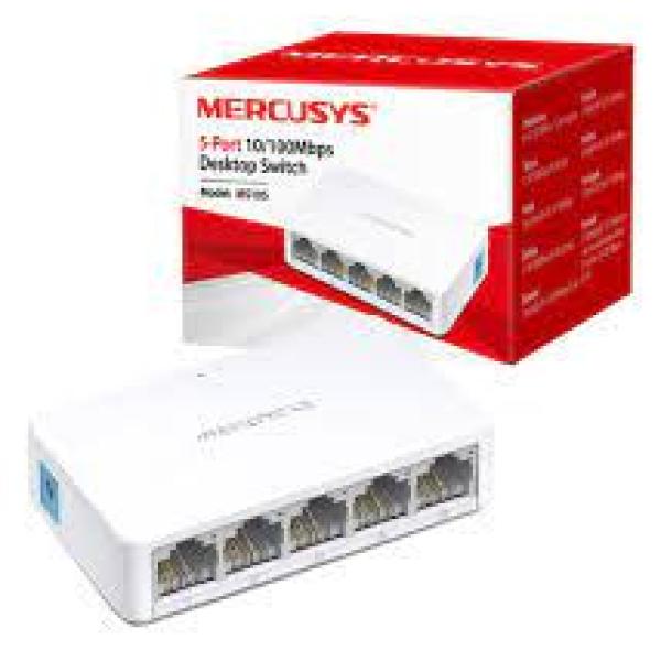  MERCUSYS MS105 Switch de escritorio 5 puertos 10/100Mbps 