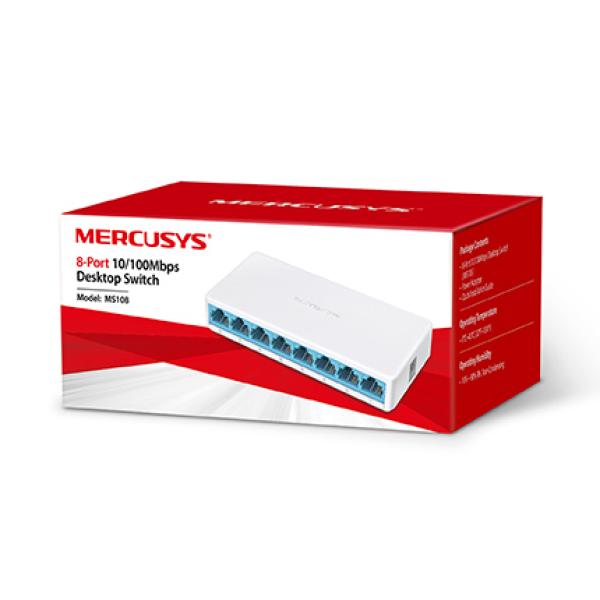  MERCUSYS MS108 Switch de escritorio 8 puertos 10/100Mbps 
