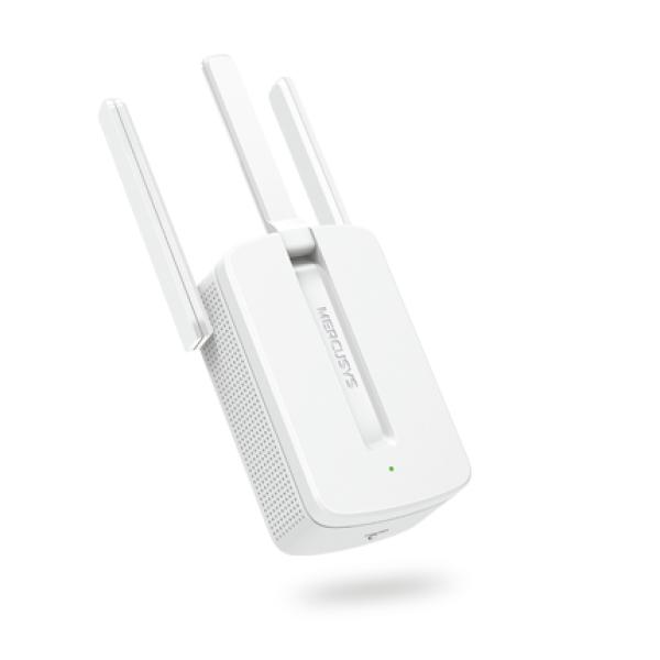  MERCUSYS MW300RE Extensor de alcance Wi-Fi 300Mbps 2.4GHz 3 antenas MIMO 