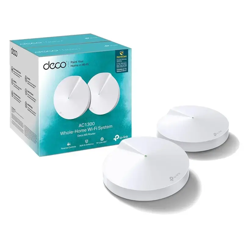  TP-LINK DECO M5(2-PACK) Sistema Wi-Fi Mesh AC1300 (2-Pack) 