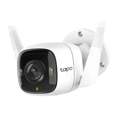  TP-LINK TAPO C320WS Cámara IP Exterior 2K QHD 2560x1440 WiFi 2.4GHz Ethernet Dual Antennas Visión Nocturna Color Starlight Sensor 