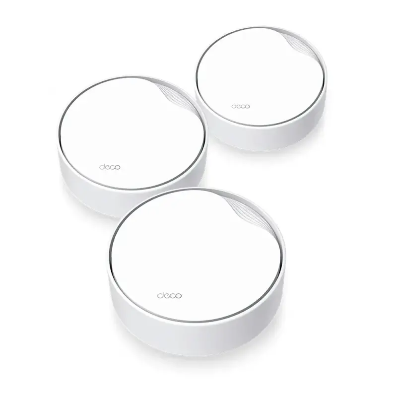  TP-LINK DECO X50-POE(3-PACK) Sistema WiFi 6 Mesh AX3000 PoE poder remoto 3 unidades 